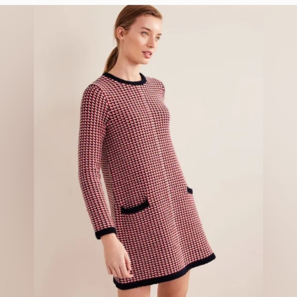 Boden Jacquard Mini Dress
